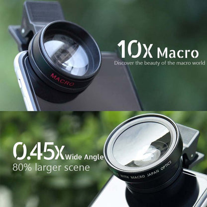 2-In-1 Super Wide Angle & Macro Phone Lens Kit