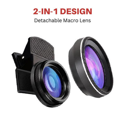 2-In-1 Super Wide Angle & Macro Phone Lens Kit