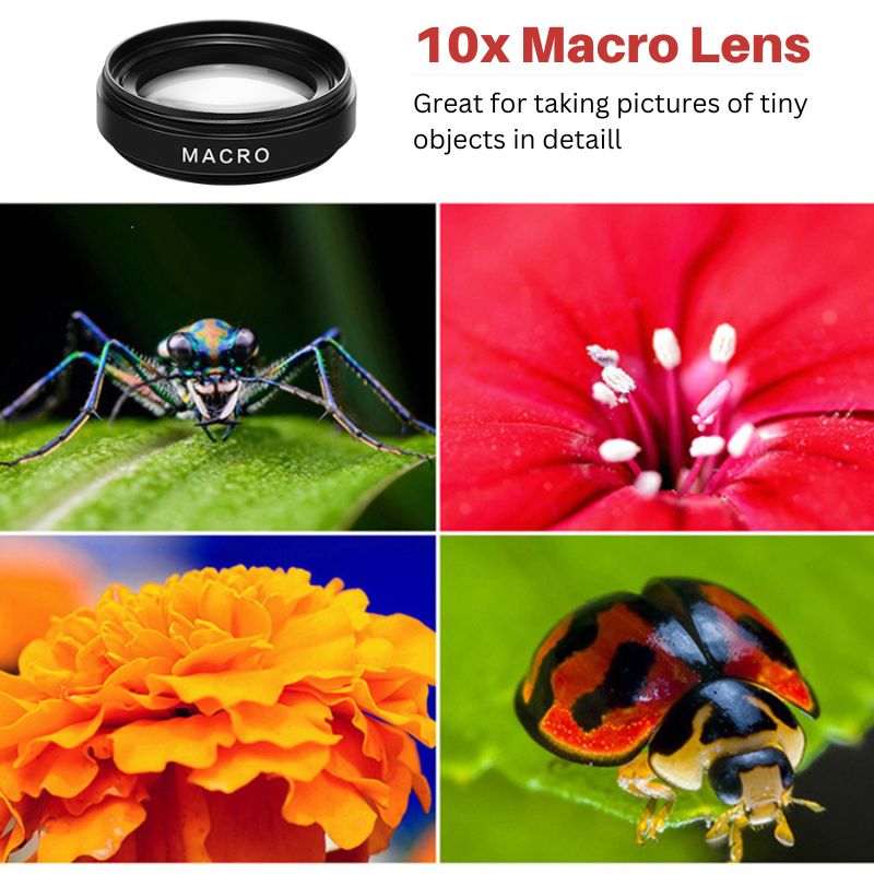 2-In-1 Super Wide Angle & Macro Phone Lens Kit