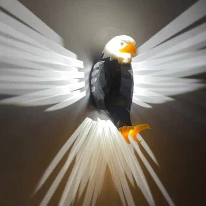 Luminous 3D Eagle Wall Lamp