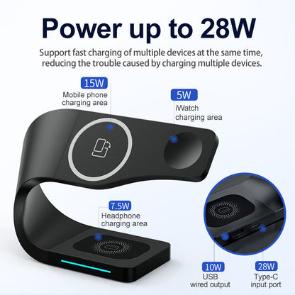 4-In-1 Wireless Fast Charging Dock