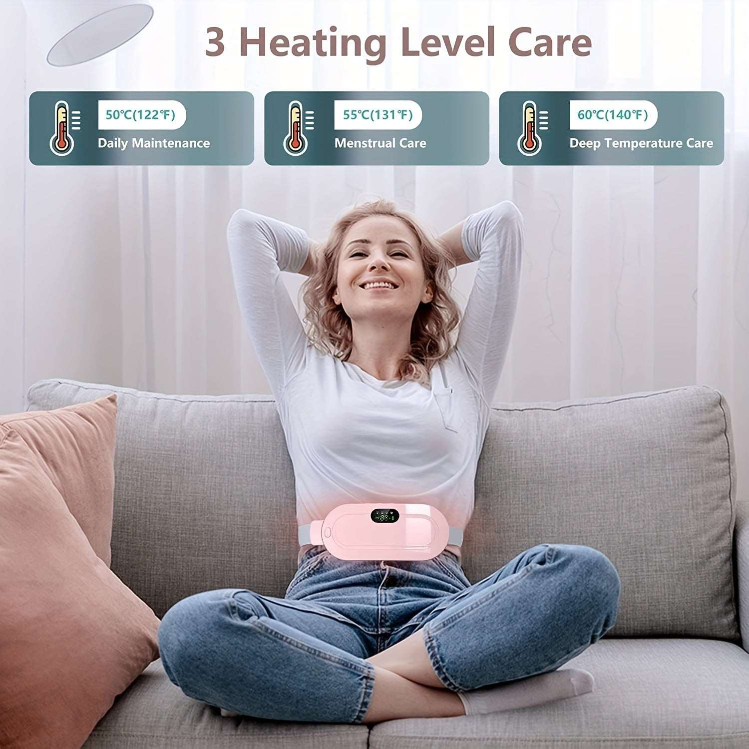 WARMWAVE - Abdominal Heating Massage Belt