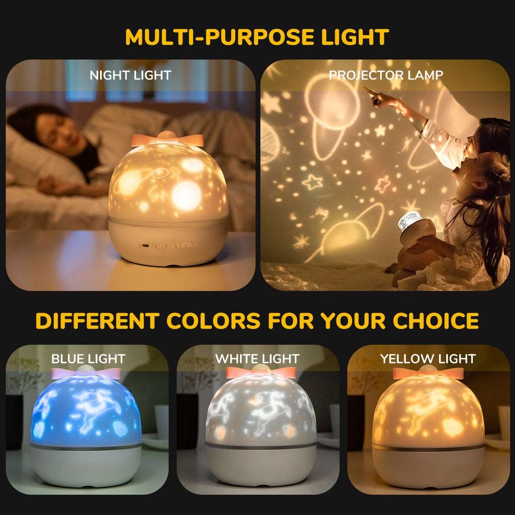 Magic Nightlight Projector & Bluetooth Speaker 3.0