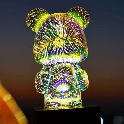 SparkleBear - 3D Firework Bear Lamp