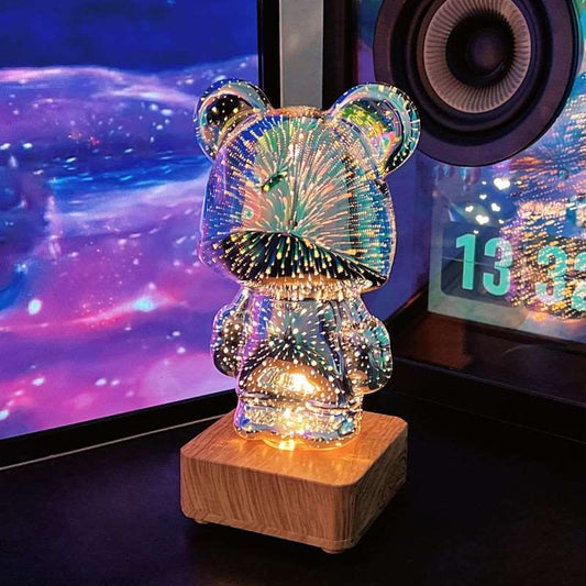 SparkleBear - 3D Firework Bear Lamp