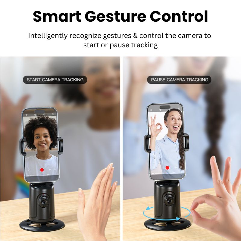 PO1 - 360° AI Auto-Tracking Phone Mount