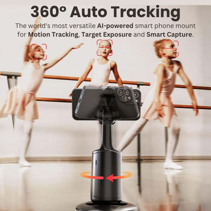 PO1 - 360° AI Auto-Tracking Phone Mount