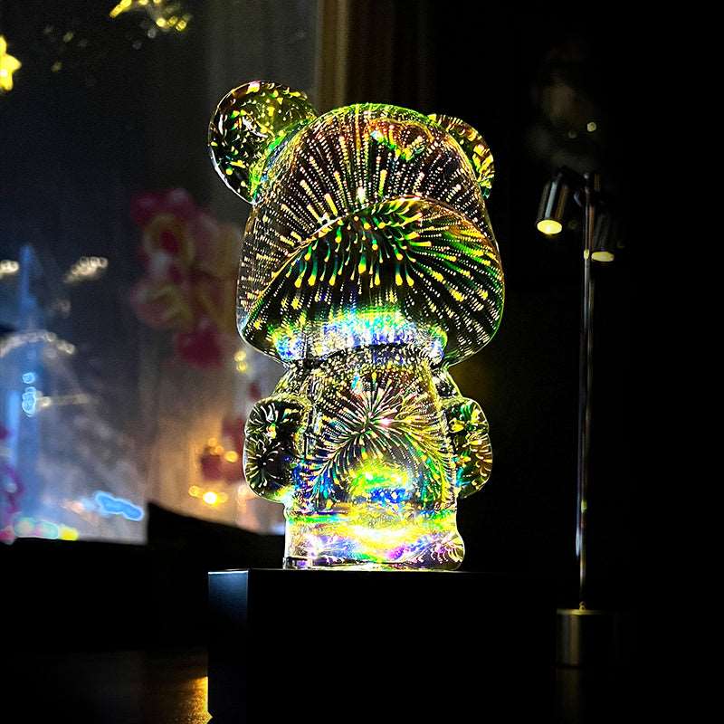 SparkleBear - 3D Firework Bear Lamp