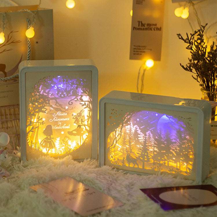 MagicMirror - 3D Paper Art Mirror Lamp