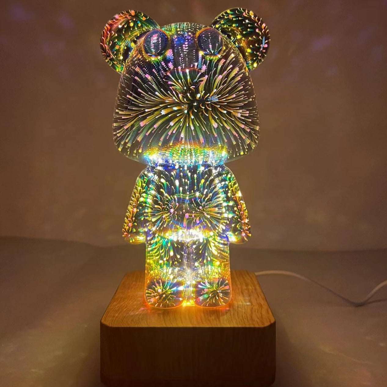 SparkleBear - 3D Firework Bear Lamp