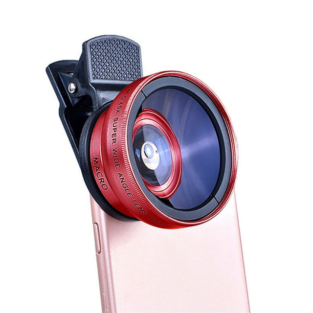 2-In-1 Super Wide Angle & Macro Phone Lens Kit