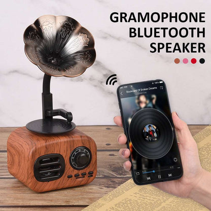 Retro Phonograph Bluetooth Radio Speaker