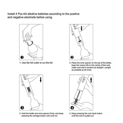Elegant Electric Automatic Wine Opener