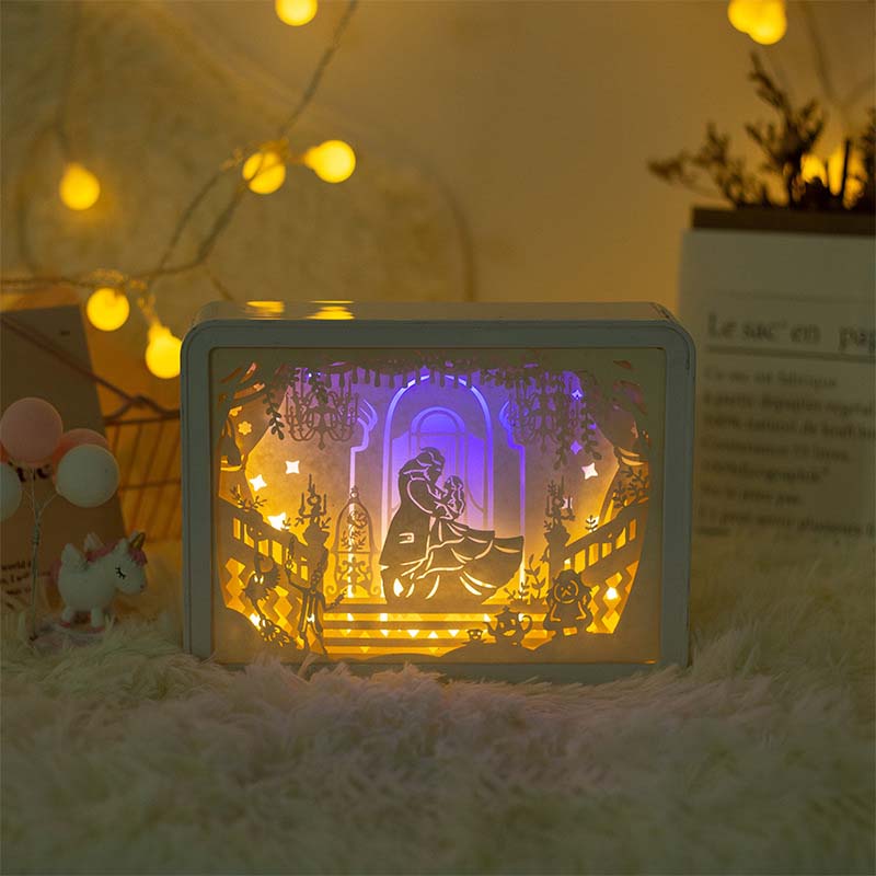 MagicMirror - 3D Paper Art Mirror Lamp