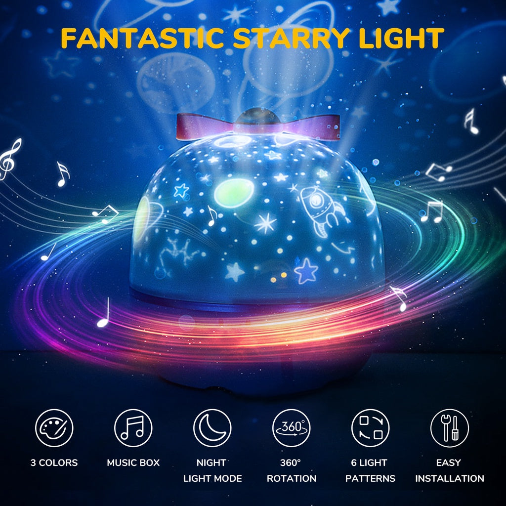 Magic Nightlight Projector & Bluetooth Speaker 3.0